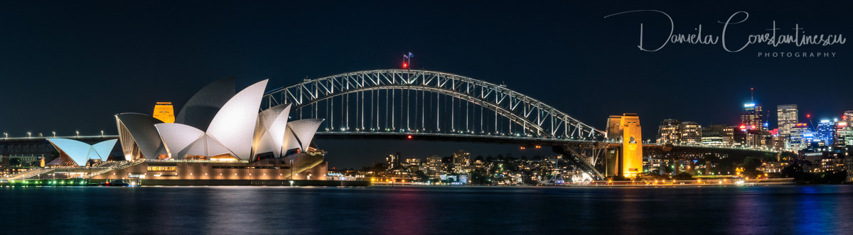 Australia Iconic View of Sydney at Night